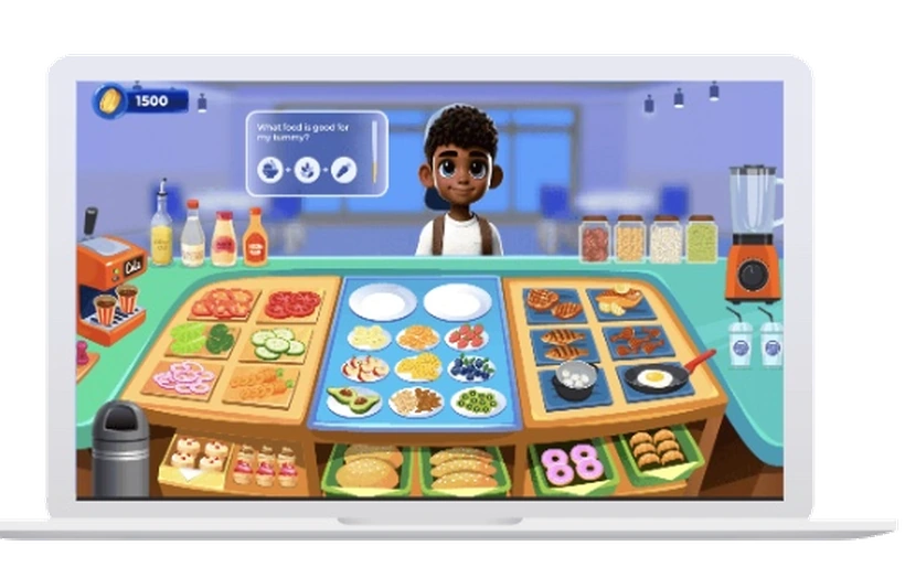 Nutrition game screen